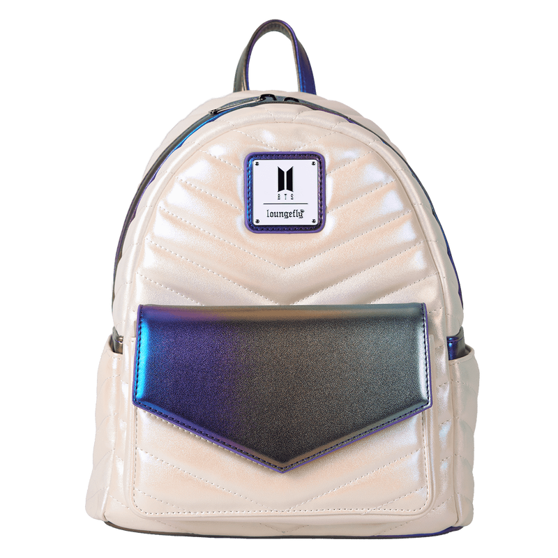 BTS Iridescent Quilted Mini Loungefly Backpack